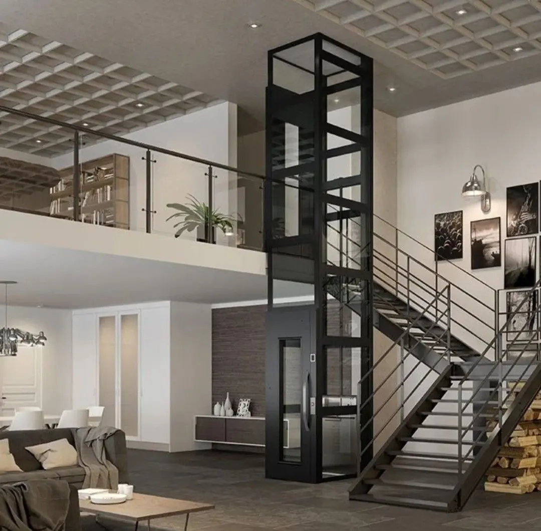 Equipamento de elevação em aplicação residencial